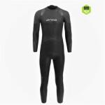 Orca - costum neopren triatlon pentru barbati Apex Flow Men Wetsuit - black argintiu (MN11TT42)