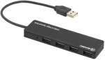 TELLUR Hub USB 2.0 Tellur Basic, 4 port, negru, TLL321041 (TLL321041)