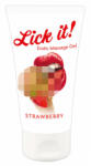 Lick-it 2in1 ehető síkosító - eper 50 ml