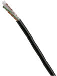 Datacom UTP kábel CAT6 PE 100m fekete OUTDOOR (1359)