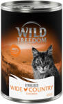 Wild Freedom 12x400g Wild Freedom Adult Sterilised Wide Country Sterilised - csirke pur gabonamentes nedves macskatáp
