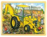 Bigjigs Toys BBigjigs Toys Excavator puzzle din lemn 24 piese (DDBJ743) Puzzle
