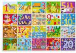 Bigjigs Toys Puzzle de podea numărând 20 de piese (DDBJ559) Puzzle