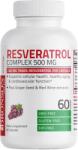 Bronson Resveratrol 500 mg Complex, 60 capsule, Bronson Laboratories