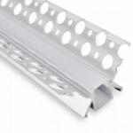 Lumen Profil colt intern pentru Led (Fara dispersor) Aluminiu L: 2m Argintiu (05-30-054600)