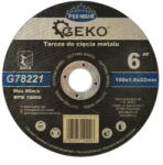 GEKO Disc debitare metale 150 mm x 1.6 mm x 22 mm 02100 (G78221) Disc de taiere