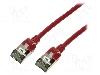 LogiLink Cablu patch cord, Cat 6a, lungime 0.5m, U/FTP, LOGILINK - CQ9024S