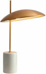 Italux VILAI arany színű állvánnyal és márványmintás talppal asztali lámpa arany, 3000K melegfehér, beépített LED, 400 lm, IT-TB-203342-1-GD (IT TB 203342 1 GD)