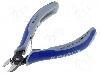 KNIPEX Clesti de precizie, fateta mica, laterali, pentru taiere, rotunzi, otel crom-vanadium, KNIPEX - 79 02 125 Cleste