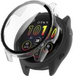  PC TELJES BORÍTÁS Műanyag borítás üveggel Garmin Forerunner 265 átlátszó