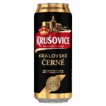 Krusovice Černé eredeti cseh import barna sör 3, 8% 0, 5 l doboz - cooponline