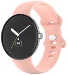  BUTTERFLY szilikon szíj a Google Pixel Watch / Pixel Watch 2 , rózsaszín