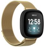  MILANESE Fém szíj Fitbit Versa 3 / Fitbit Sense arany