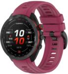  SZILIKON szíj Garmin Approach S70-hez - 47mm bordó