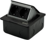 Tosyco Priză Schuko simplă cu ramă din sticlă [CLONE] [CLONE] [CLONE] (TOS-HGD-2F/AC8-B)