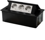 Tosyco Priză Schuko simplă cu ramă din sticlă [CLONE] [CLONE] (TOS-IGZ-517-B)