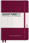 Leuchtturm Caiet A5 Punctat Cop. Rigida Bordeaux Leuchtturm