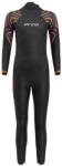 Orca - costum neopren ape deschise pentru copii Junior OpenWater Zeal Squad wetsuit - negru dungi portocalii (NN9TTT01) - trisport