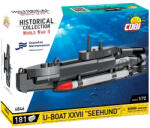 COBI Set de construit Cobi U-Boat XXVII Seehund, colectia Nave de Lupta, 4846, 181 piese