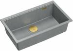 Quadron Chiuveta compozit sub blat Quadron Logan 110 gri - auriu 76x44 cm (HQD7644U5_PVDG1_U) Chiuveta
