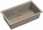 Quadron Chiuveta compozit sub blat Quadron Logan 110 bej - cupru 76x44 cm (HQD7644U4_PVDC1_U) Chiuveta