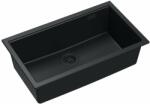 Quadron Chiuveta compozit sub blat Quadron Logan 110 negru 76x44 cm (HQD7644U7_BLM_U) Chiuveta