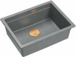 Quadron Chiuveta compozit sub blat Quadron Logan 100 gri - cupru 59.5x45.1 cm (HQJ6045U5_PVDC1_U) Chiuveta
