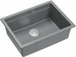 Quadron Chiuveta compozit sub blat Quadron Logan 100 gri - inox 59.5x45.1 cm (HQJ6045U5_BS_U) Chiuveta