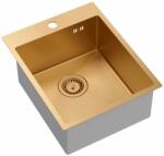 Quadron Chiuveta inox incastrata Quadron Unique Russel 90 cupru 40x50 cm (HB4050PVDBSC1) Chiuveta