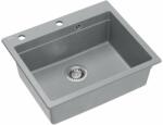 Quadron Statie de lucru incastrata Quadron Kurt 110 gri - inox 59.5x50 cm (HCQK5052SZK) Chiuveta