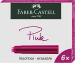 Faber-Castell Cartuse Cerneala Mici Roz 6 Buc/cutie Faber-castell