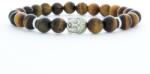 R. M. ékszer Tigrisszem Buddha ásvány karkötő (9075-RM-15)