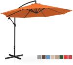 UNIPRODO Umbrelă de grădină - portocalie - rotundă - Ø 300 cm - înclinabilă UNI_UMBRELLA_R300OR_N (UNI_UMBRELLA_R300OR_N)