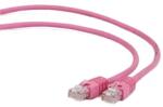 Gembird RJ45 CAT5e UTP M/M adatkábel 5m rózsaszín (PP12-5M/RO)