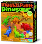 4M Atelier creativ Modeleaza si picteaza - Dinozaur care straluceste in intuneric (4M-03514)