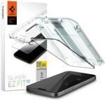 Spigen Folie pentru iPhone 15 Pro - Spigen Glas. TR EZ FIT - Black (KF2314927) - vexio