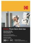 Kodak Fotópapír KODAK Photo Fabric 10x15 cm felragasztható és visszaszedhetõ 20 ív/csomag (KO-9891059) - tonerpiac