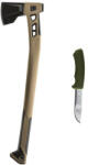 Gerber Bushcraft fejsze, coyote + MORAKNIV Bushcraft Forest (S) kés, tokkal, zöld (AXE10)