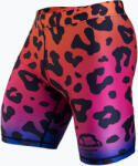 MANTO Pantaloni scurți pentru bărbați MANTO Leopard black print