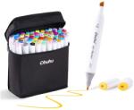 Ohuhu Oahu Art Markers Alcohol Marker Set-перманентни маркери, на алкохолна основа, комплект 80 цвята (‎Y30-80401-83)