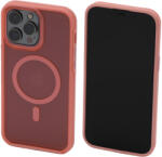 FixPremium - Tok Clear a MagSafe-el - iPhone 13 Pro Max, peach pink