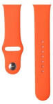 Apple Watch 1-6, SE (38 / 40 mm) / Watch 7-8 (41 mm), szilikon pótszíj, állítható, Devia Delux Sport, narancssárga