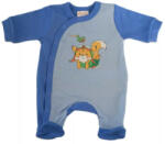  Pamut hosszú ujjú elöl patentos rugdalózó Mókus mintával (50)