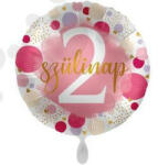  Szám, Számos lufi 17" 43cm - 2-es lufi, mpr-71021 (LUFI202021)