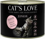 CAT’S LOVE Nedves macskaeledel - "Junior Pur" Csirke - 200 g