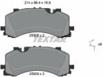 TEXTAR set placute frana, frana disc TEXTAR Q+ 2590801 (2590801)