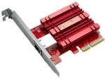 ASUS 10gbase-t pcie network adapter with backward compatibility of 5/2.5/1g and 100mbps ; rj45 port and built-in qos (XG-C100C) - storel