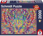 Schmidt Spiele Puzzle játék 2000 darabos Wild at Heart Tiger (57394)