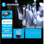 Aigostar B. V. Aigostar - LED Kültéri dekoratív lánc 100xLED/8 funkció 13m IP44 hideg fehér AI0474 (AI0474)