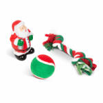 Family Karácsonyi kutyajáték szett - labda, kötél, mikulás (58650)